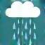 Monsoon cloud icon